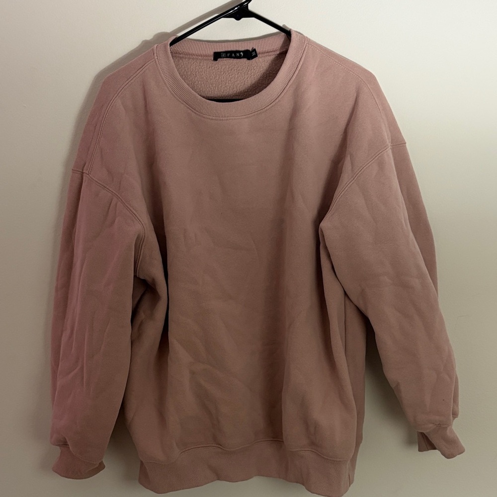 Dusty Pink Crewneck Sweater